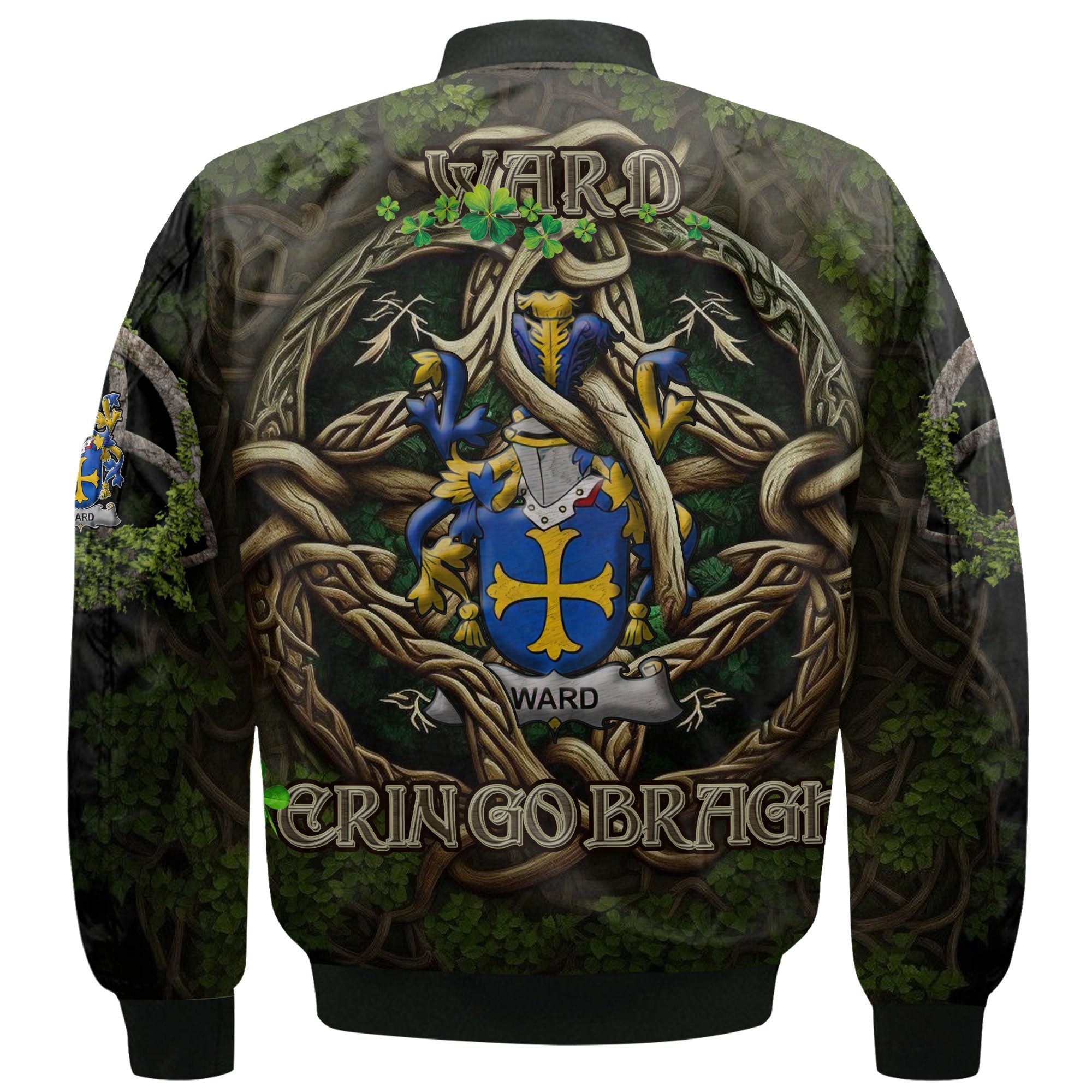 Ward Bomber Jackets Ireland Is My Root Style
