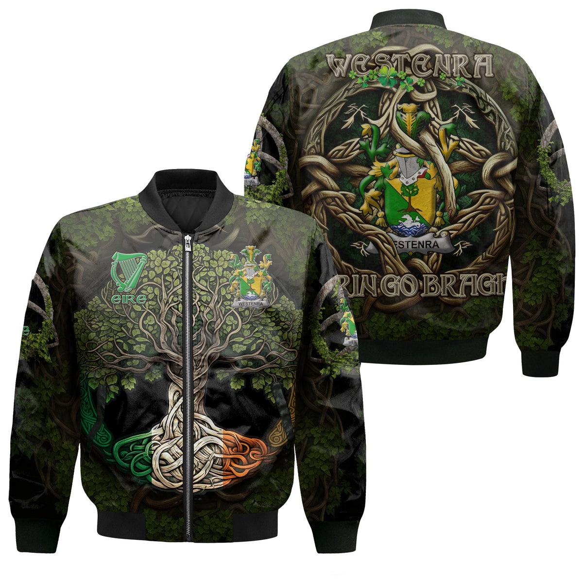 Westenra Bomber Jackets Ireland Is My Root Style