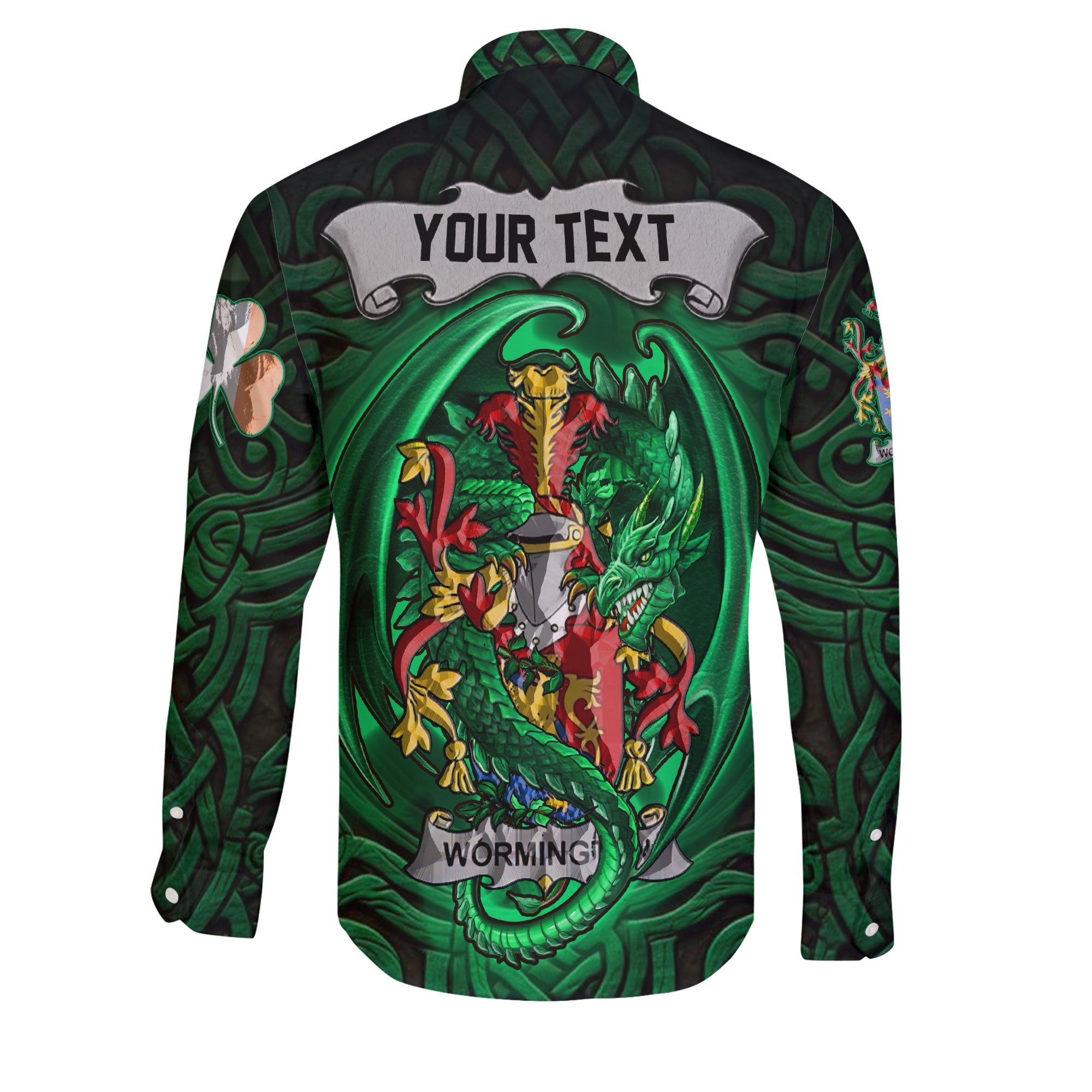 Wormington Long Sleeve Button Shirts The Green Dragon Of Ireland Style