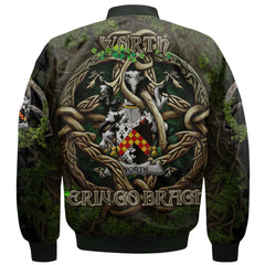Worth or McWorth Bomber Jackets Ireland Is My Root Style