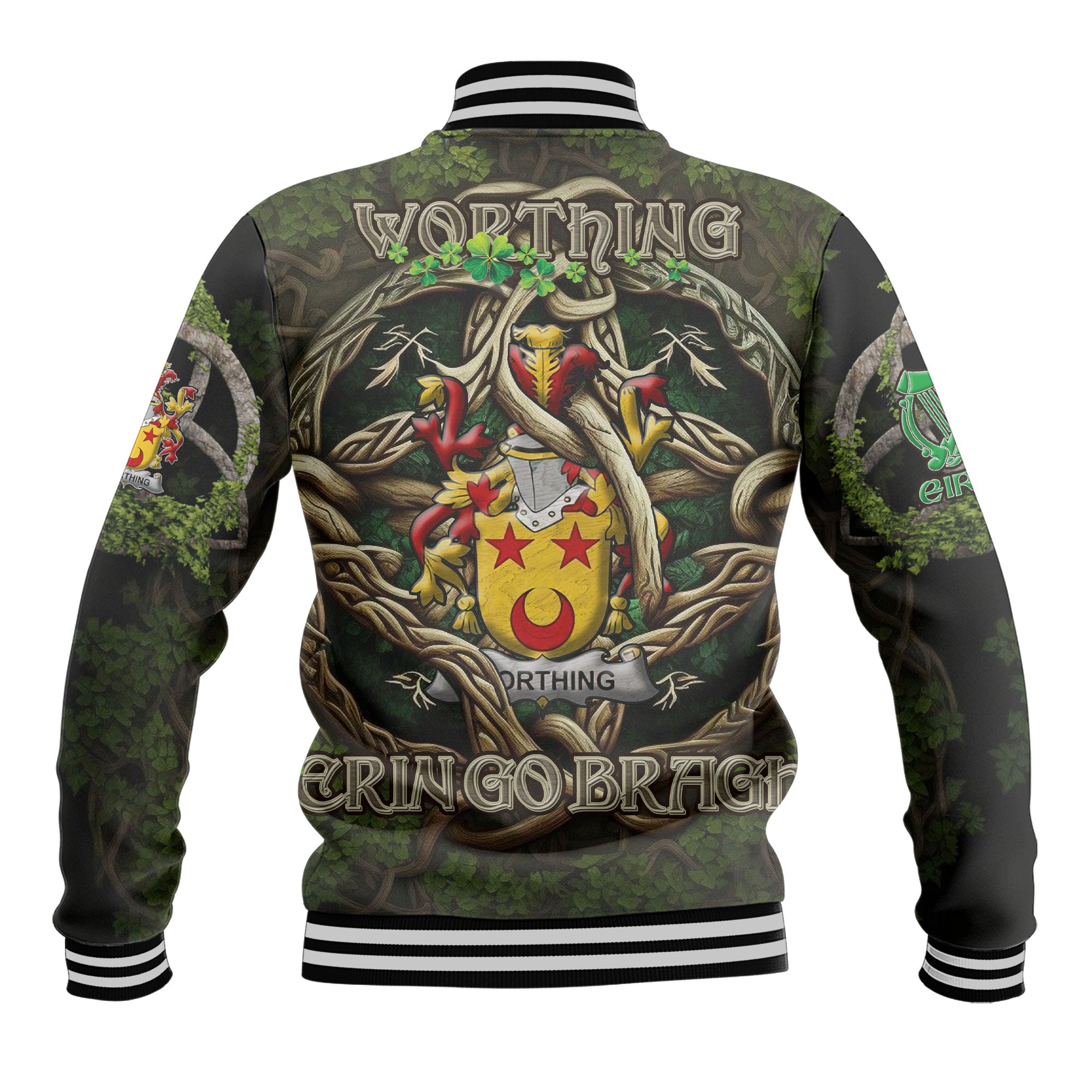 Worthing Baseball Jackets Ireland Is My Root Style