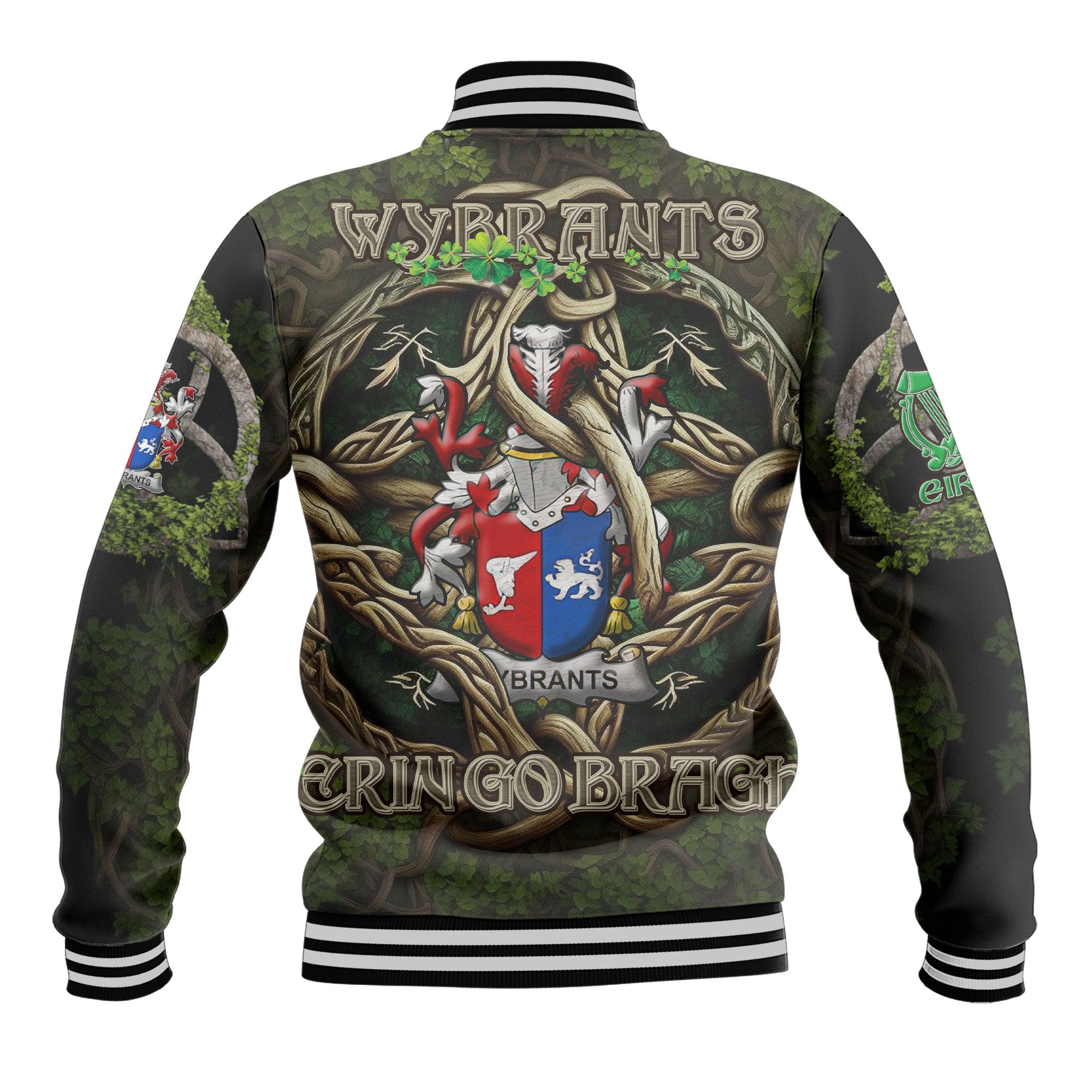 Wybrants Baseball Jackets Ireland Is My Root Style